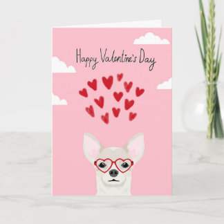 Kaart van de Liefde van Chihuahua de Valentijnse -