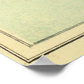 kaart van de Maagdeneilanden (1853) Poster (Hoek)