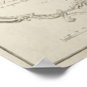  kaart van de MD van Baltimore (1793) Poster (Hoek)