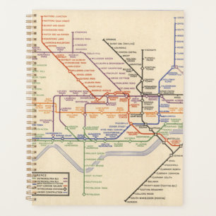 Kaart van de metro van Londen Planner