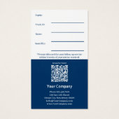 Kaart van de moderne opvolgservice voor foto's (Achterkant)