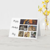 Kaart van de moederdag - collage van foto ' s van  (Gele Bloem)