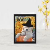 Kaart van de Nota van de Heks van het Puppy van (Gele Bloem)