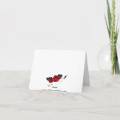 Kaart van de Nota van de Schedel van de suiker de (Achterkant)