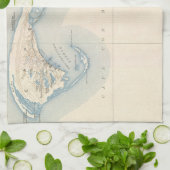  kaart van de onderste cape theedoek (Gevouwen)