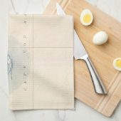  kaart van de onderste cape theedoek (Quarter Fold)