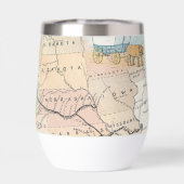  kaart van de Oregon Trail (Achterkant)