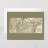 Kaart van de Pennsylvania Railroad (1871) (Voorkant / Achterkant)