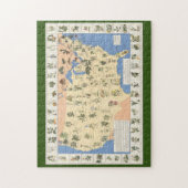 Kaart van de puzzel van kruidengeneesmiddelen (Verticaal)