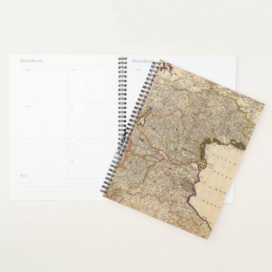 Kaart van de regio Venetië, Italië Planner (Display)