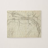 Kaart van de rivier de Detroit Legpuzzel (Horizontaal)