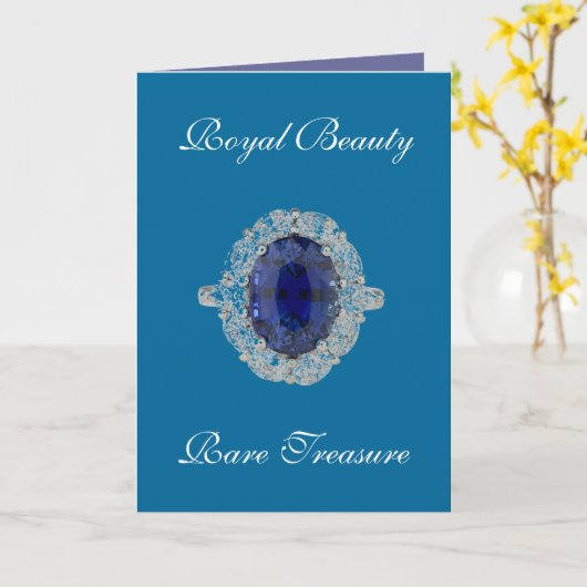 Kaart van de Schoonheid van de Ring van de saffier (Gele Bloem)