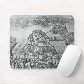 Kaart van de Siege van Malta in 1565 Muismat (Met muis)