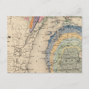 Kaart van de staat Michigan