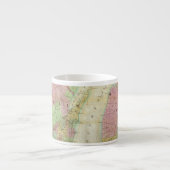 Kaart van de staat Michigan Espresso Kop (Voorkant)