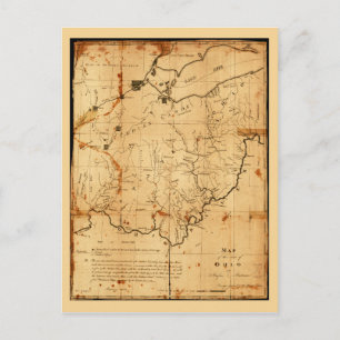 Kaart van de staat Ohio (1805)