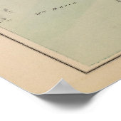 Kaart van de stad Albert Lea, Minnesota Poster (Hoek)