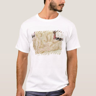 Kaart van de stad Bellisle T-shirt