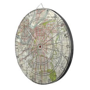  kaart van de stad Missouri (1920) Dartbord