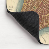 kaart van de stad New York (1807) Muismat (Hoek)