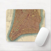 kaart van de stad New York (1807) Muismat (Met muis)