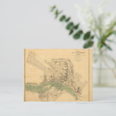 Kaart van de stad Richmond, Virginia (1858-1864) (Staand voorkant)