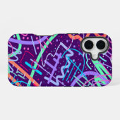 Kaart van de sterren iPhone 16 hoesje (Achterkant horizontaal)