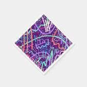 Kaart van de sterren servet (Hoek)