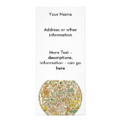 Kaart van de sterren van het noordelijk luchtruim  (Achterkant)