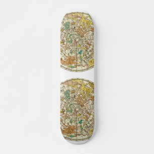 Kaart van de sterren van het noordelijk luchtruim  skateboard