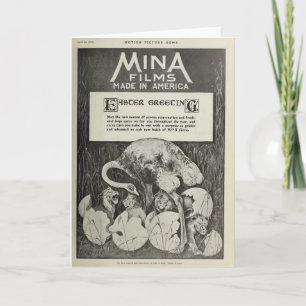 Kaart van de studio 1915 de humoristische Pasen