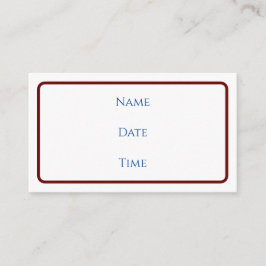 kaart van de testruimte