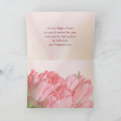 Kaart van de Tulpen van Pasen de roze (Binnen)