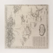  kaart van de Turken en Caïro (1782) Legpuzzel (Horizontaal)