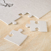  kaart van de Tweede Wereldoorlog Legpuzzel (Zijkant)