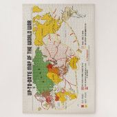 kaart van de Tweede Wereldoorlog Legpuzzel (Verticaal)