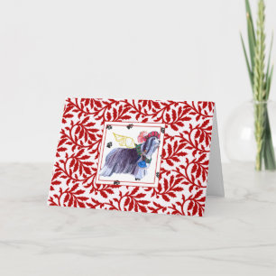 Kaart van de Vakantie van de Collie NOEL van de