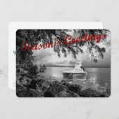 Kaart van de Vakantie van de Kerstman van het (Voorkant / Achterkant)