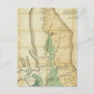 Kaart van de vallei van de Sacramento