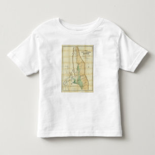 Kaart van de vallei van de Sacramento Kinder Shirts