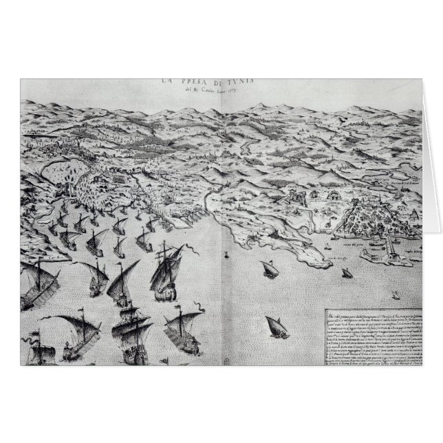 Kaart van de vangst van tonijn (Voorkant Horizontaal)