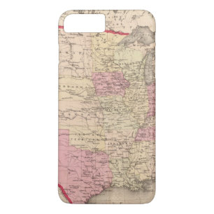 Kaart van de Verenigde Staten 5 iPhone 8 Plus / 7 Plus Hoesje