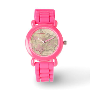 Kaart van de Verenigde Staten 5 Horloge