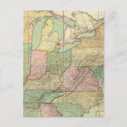 Kaart van de Verenigde Staten 6 (Voorkant)