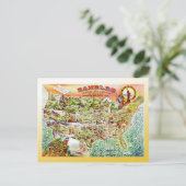 Kaart van de Verenigde Staten c1890 (Staand voorkant)