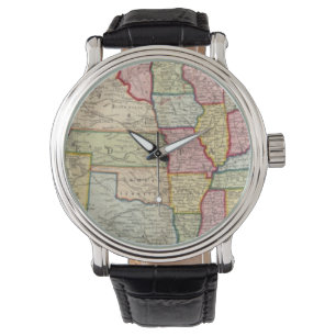 Kaart van de Verenigde Staten en gebieden Horloge