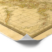 Kaart van de Verenigde Staten van Amerika van 1901 Poster (Hoek)