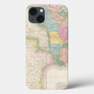 Kaart van de Verenigde Staten van Noord-Amerika iPhone 13 Hoesje