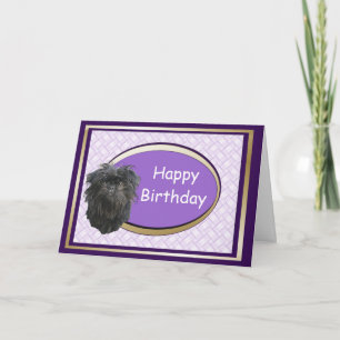 Kaart van de Verjaardag van Affenpinscher de