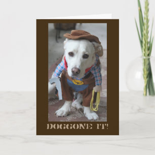 Kaart van de Verjaardag van de cowboy de Recente